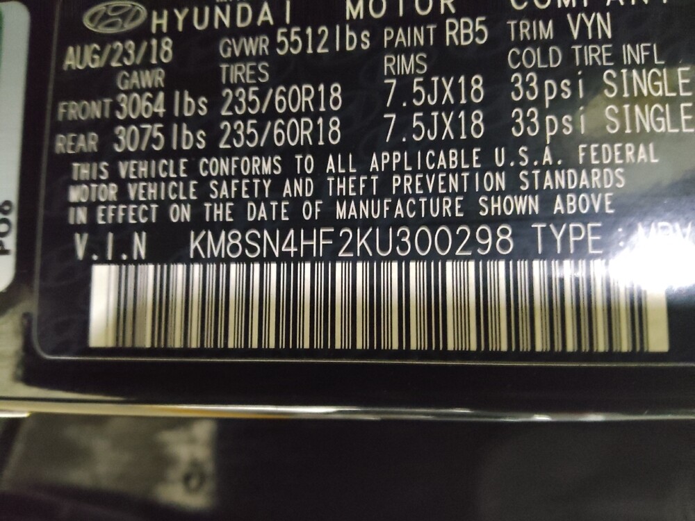 2019 Hyundai Santa Fe in Morrow, GA 30260 - 18126313 33