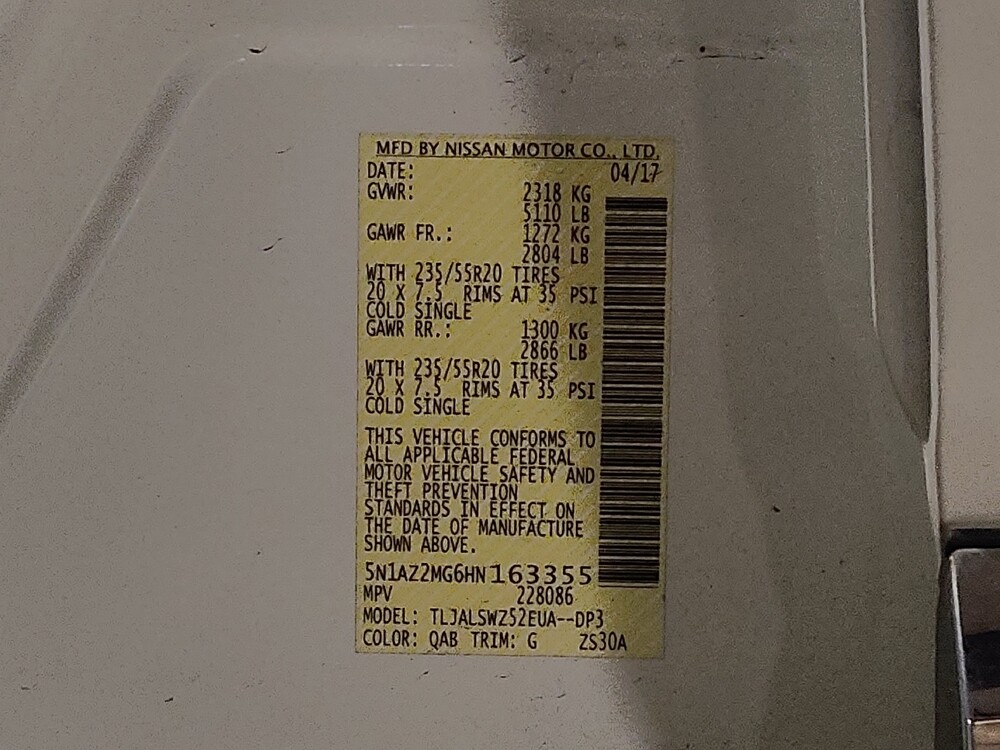 2017 Nissan Murano in Sanford, FL 32773 - 18126325 33