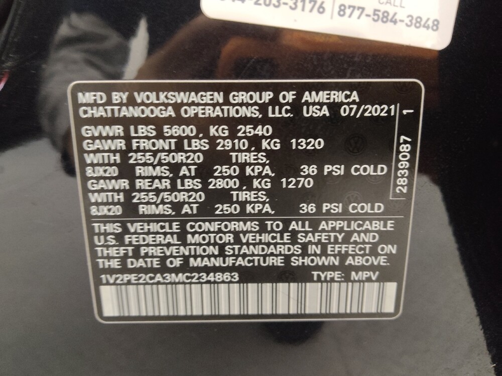 2021 Volkswagen Atlas in Gladstone, MO 64118 - 18126333 33