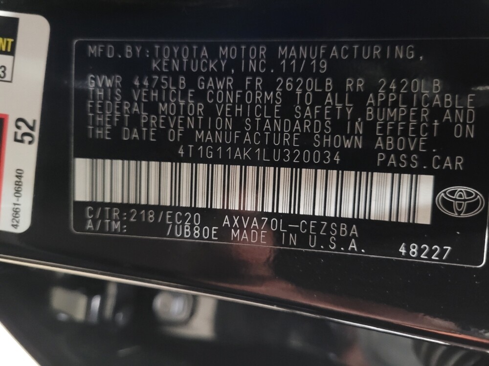 2020 Toyota Camry in New Castle, DE 19720 - 18126344 33