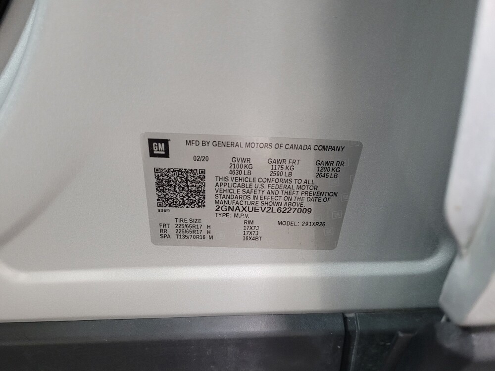 2020 Chevrolet Equinox in Langhorne, PA 19047 - 18126347 33