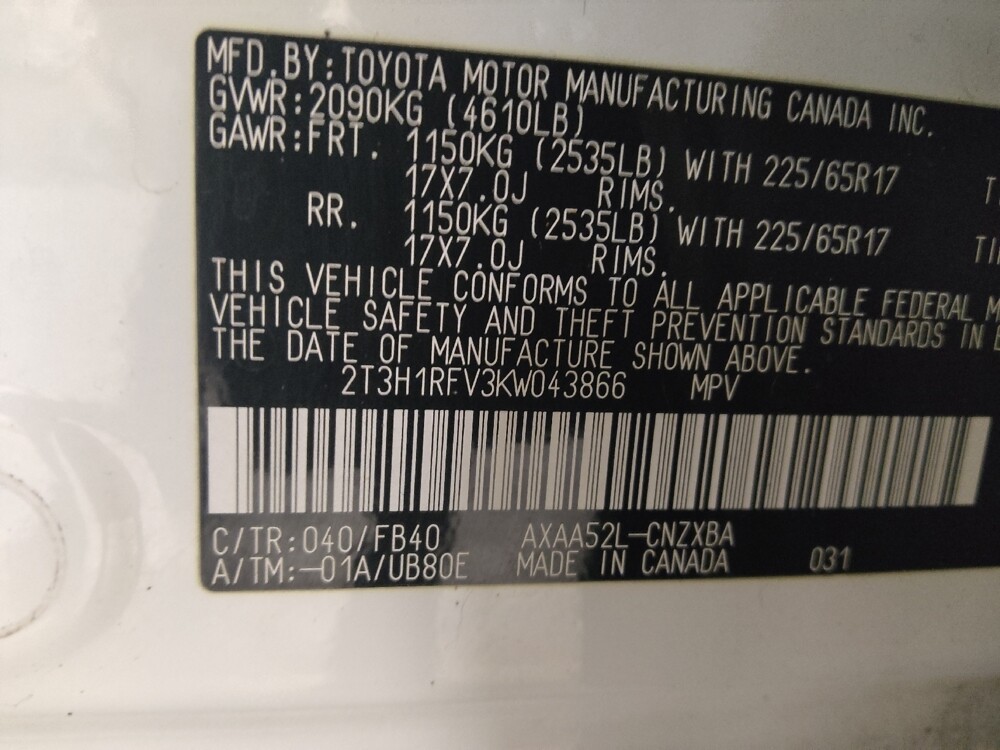 2019 Toyota RAV4 in Birmingham, AL 35215 - 18126359 33