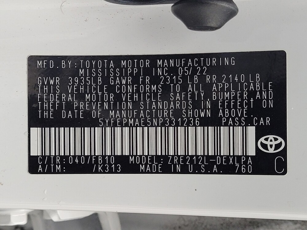 2022 Toyota Corolla in Huntsville, AL 35816 - 18126366 33