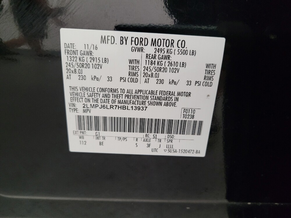 2017 Lincoln MKX in Downey, CA 90241 - 18126376 33