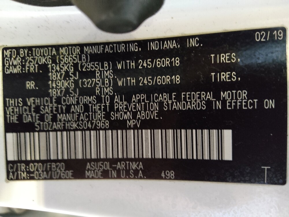 2019 Toyota Highlander in Raleigh, NC 27604 - 18126386 33