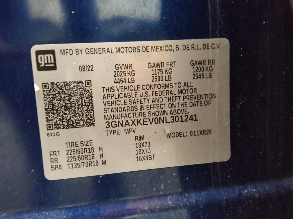 2022 Chevrolet Equinox in Conway, SC 29526 - 18126431 33