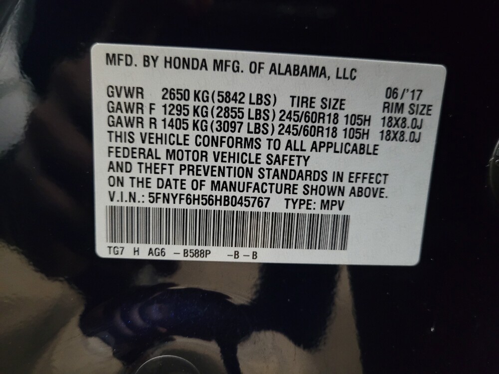 2017 Honda Pilot in Williamstown, NJ 8094 - 18126449 33