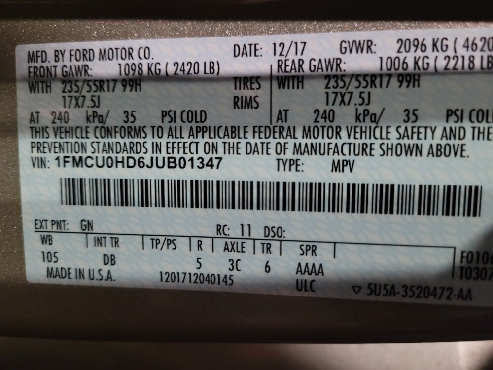 2018 Ford Escape in Owings Mills, MD 21117 - 18126455 33