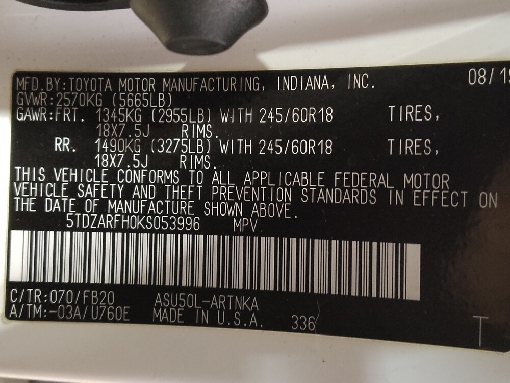 2019 Toyota Highlander in Oklahoma City, OK 73139 - 18126466 33