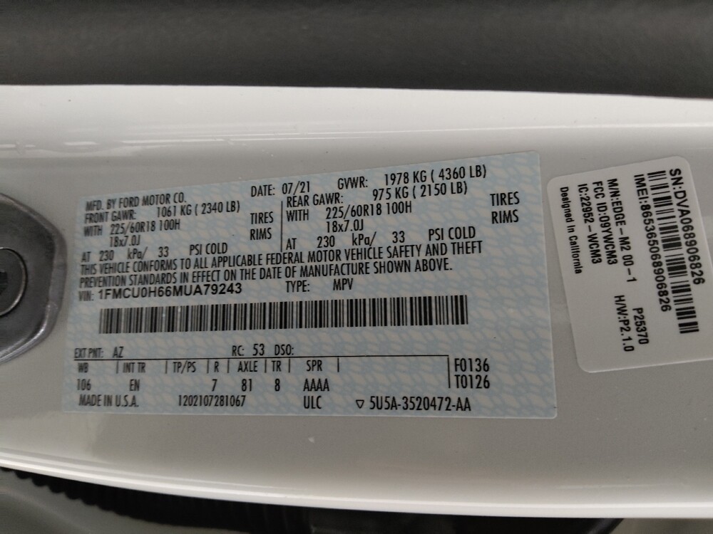 2021 Ford Escape in St. Louis, MO 63125 - 18126491 33