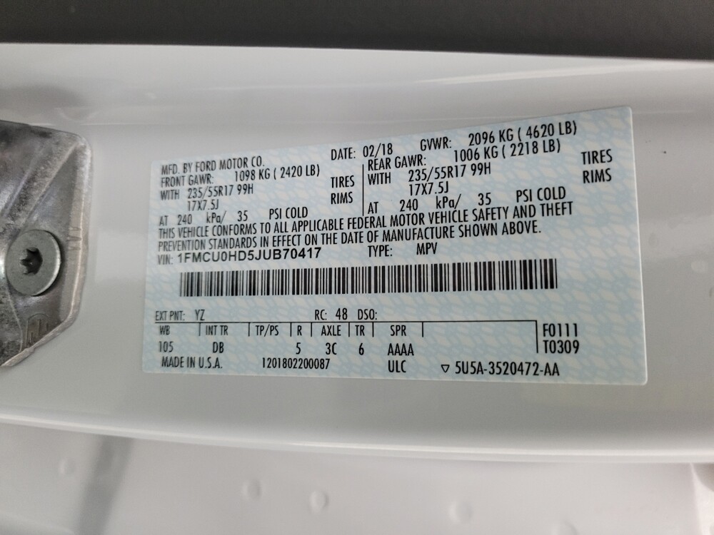 2018 Ford Escape in Eastpointe, MI 48021 - 18126501 33