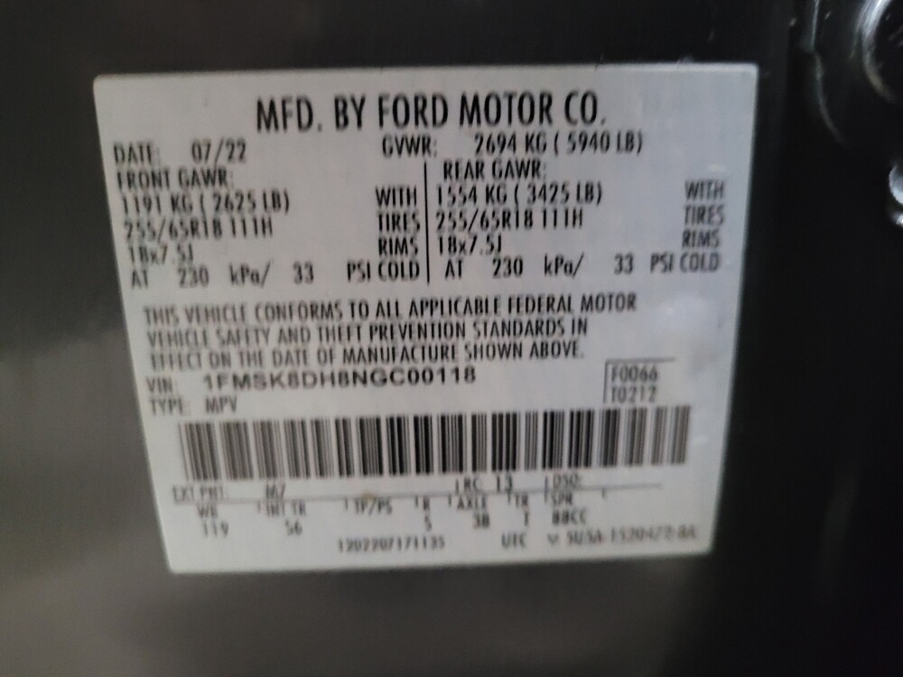 2022 Ford Explorer in New Castle, DE 19720 - 18126504 33