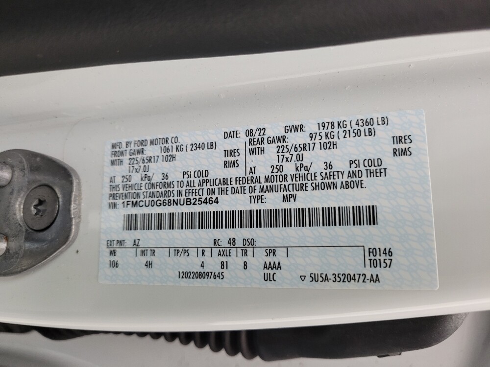 2022 Ford Escape in Taylor, MI 48180 - 18126522 33