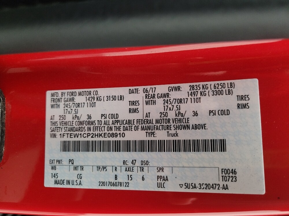 2017 Ford F150 in Eastpointe, MI 48021 - 18126527 33