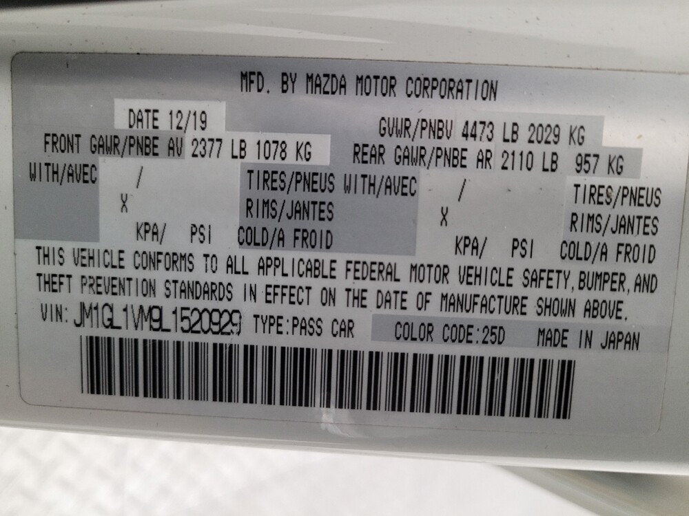 2020 MAZDA MAZDA6 in El Cajon, CA 92020 - 18126623 33