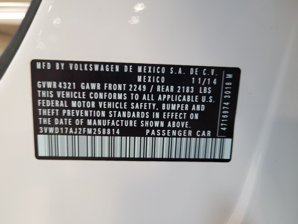 2015 Volkswagen Jetta in Downey, CA 90241 - 18126626 33