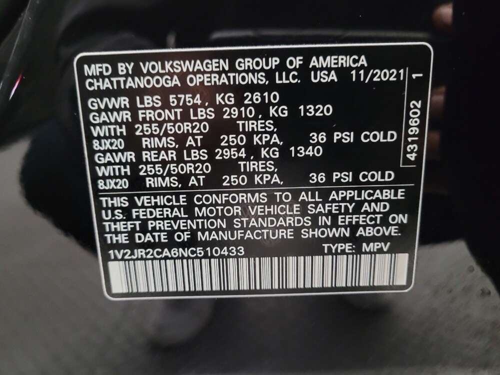 2022 Volkswagen Atlas in El Cajon, CA 92020 - 18126630 33