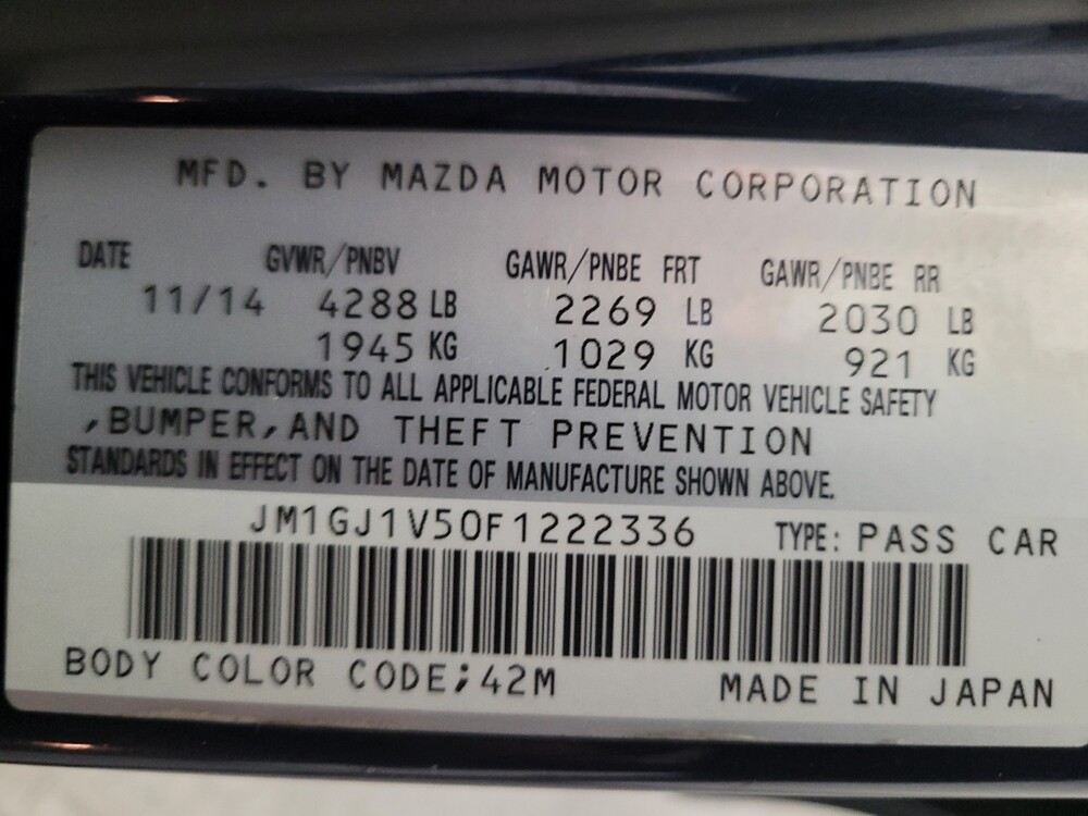 2015 Mazda MAZDA6 in Montclair, CA 91763 - 18126643 33