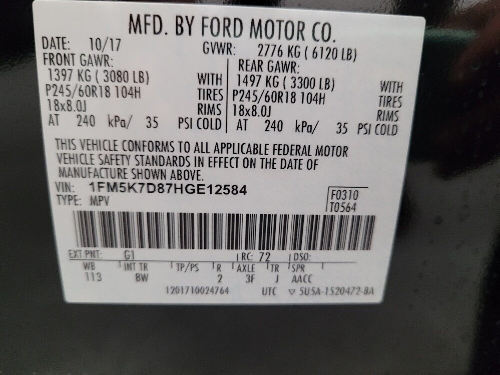 2017 Ford Explorer in Downey, CA 90241 - 18126647 33