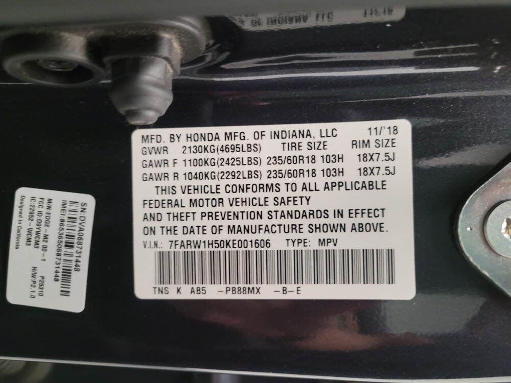 2019 Honda CR-V in El Cajon, CA 92020 - 18126651 33