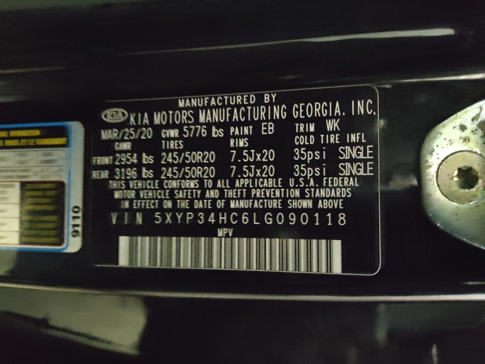 2020 Kia Telluride in Union City, GA 30291 - 18126668 33