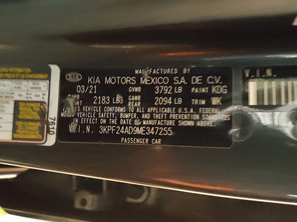 2021 Kia Forte in Union City, GA 30291 - 18126671 33