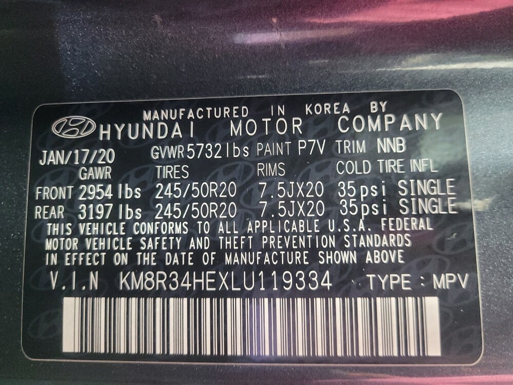 2020 Hyundai Palisade in Union City, GA 30291 - 18126682 33