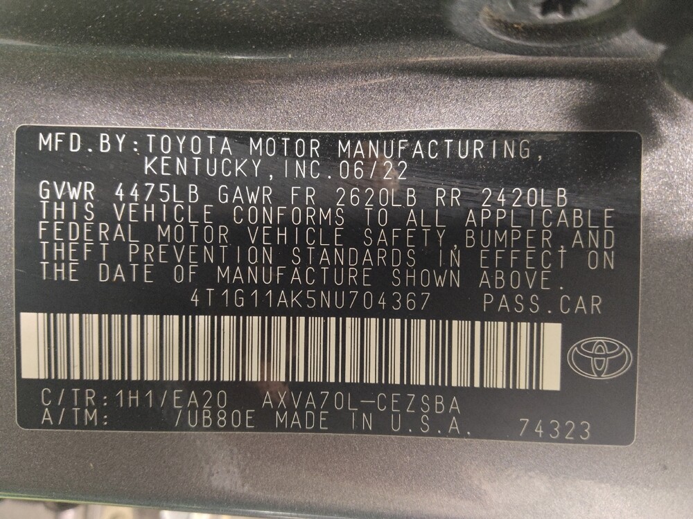 2022 Toyota Camry in Union City, GA 30291 - 18126683 33