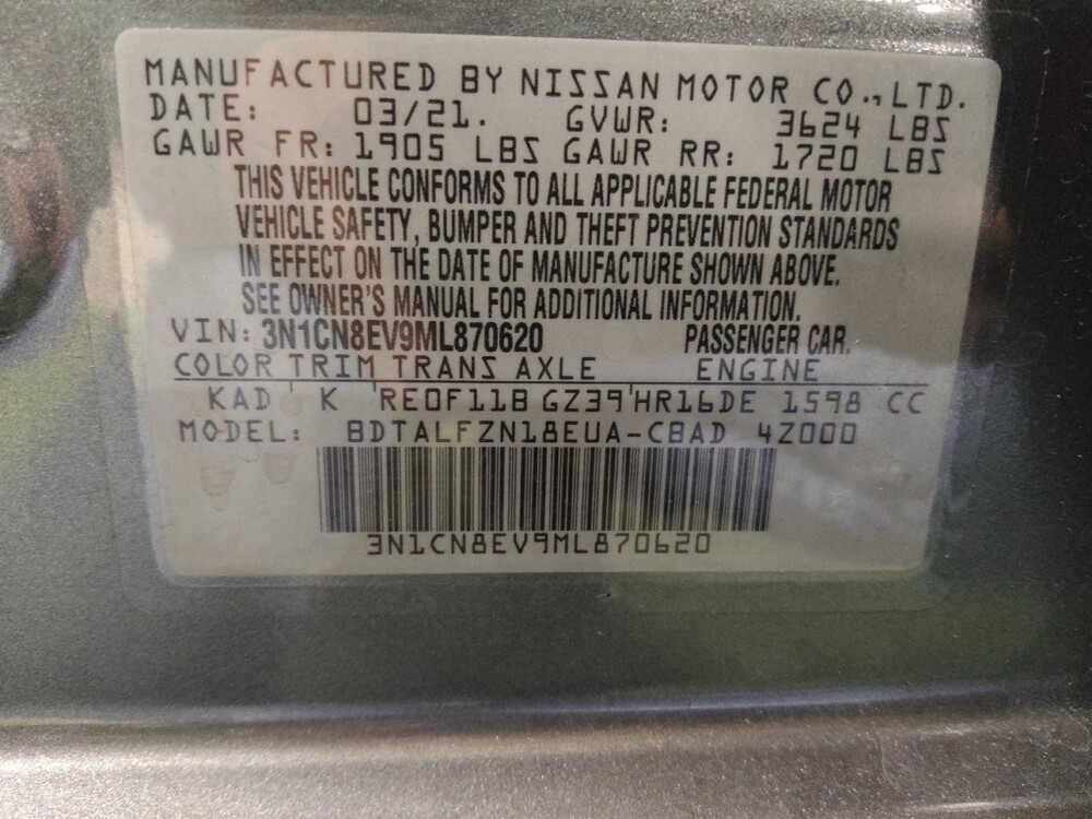 2021 Nissan Versa in Fort Worth, TX 76116 - 18126707 32