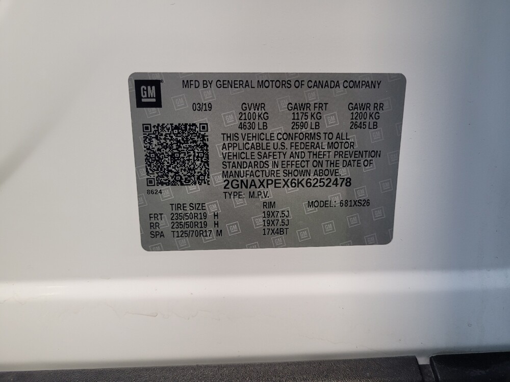 2019 Chevrolet Equinox in Tampa, FL 33612 - 18126743 33