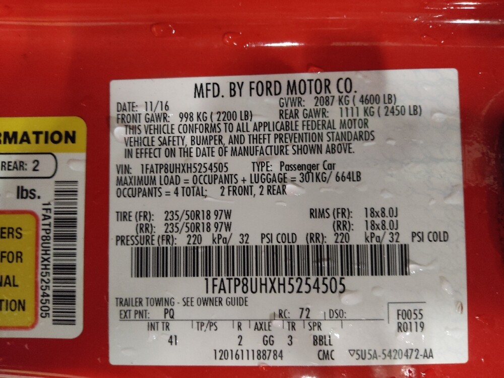 2017 Ford Mustang in Macon, GA 31210 - 18126746 33