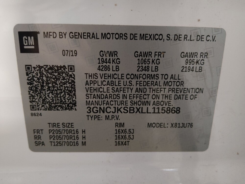 2020 Chevrolet Trax in Jacksonville, FL 32225 - 18126765 33