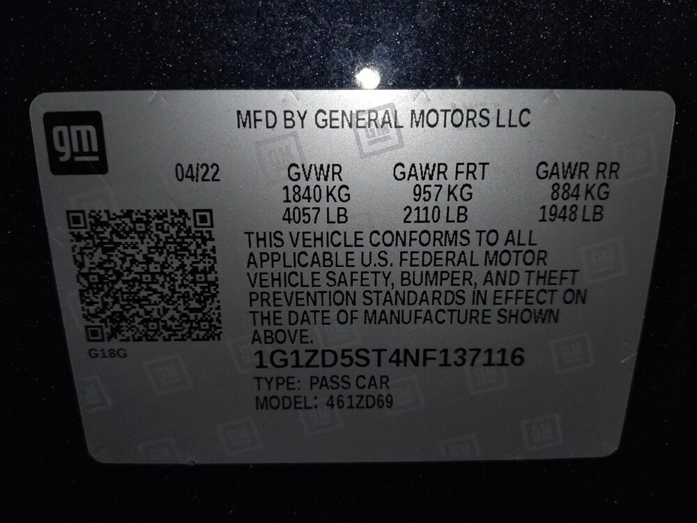 2022 Chevrolet Malibu in Jacksonville, FL 32210 - 18126777 33