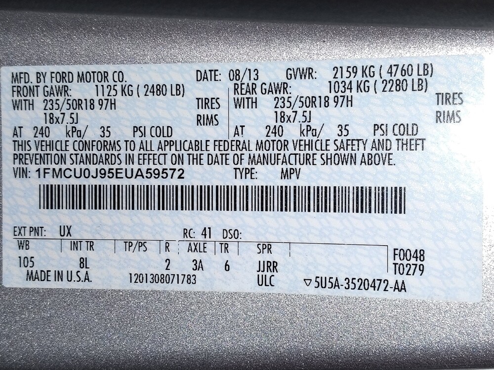 2014 Ford Escape in West Palm Beach, FL 33409 - 18126779 33