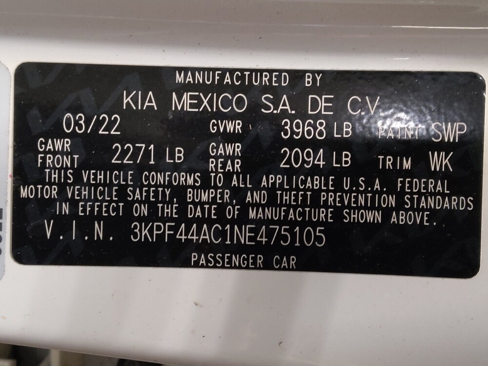 2022 Kia Forte in Jacksonville, FL 32210 - 18126794 33