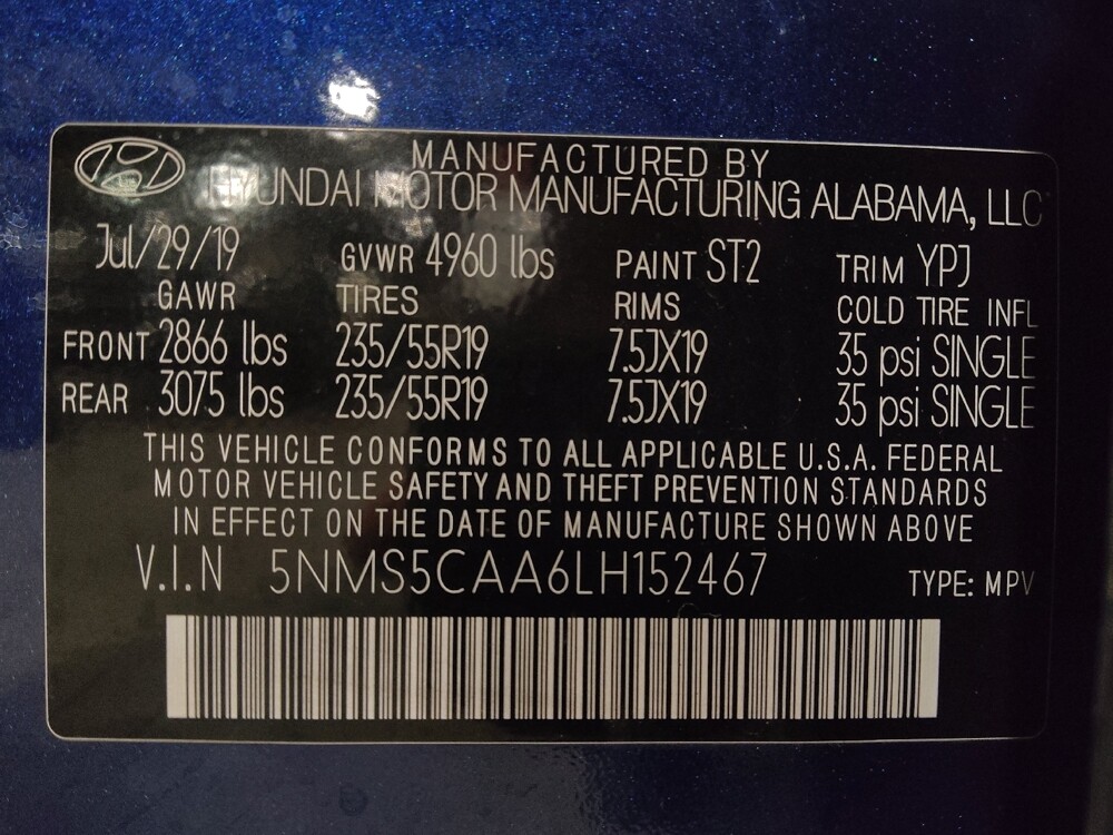 2020 Hyundai Santa Fe in Mobile, AL 36606 - 18126795 33