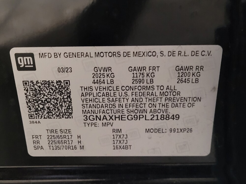 2023 Chevrolet Equinox in West Palm Beach, FL 33409 - 18126796 33