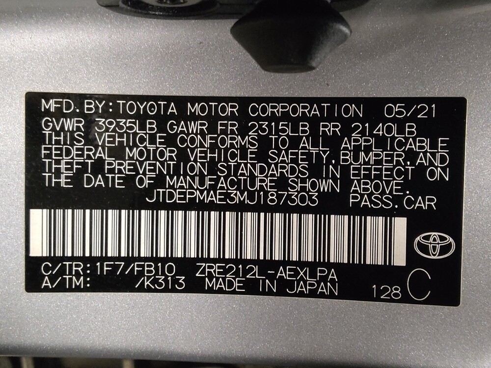 2021 Toyota Corolla in Orlando, FL 32808 - 18126803 33