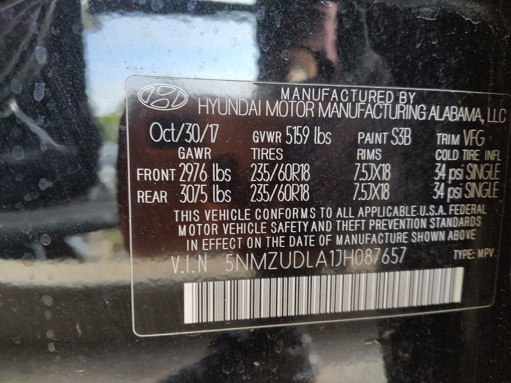 2018 Hyundai Santa Fe in Charleston, SC 29414 - 18126811 33