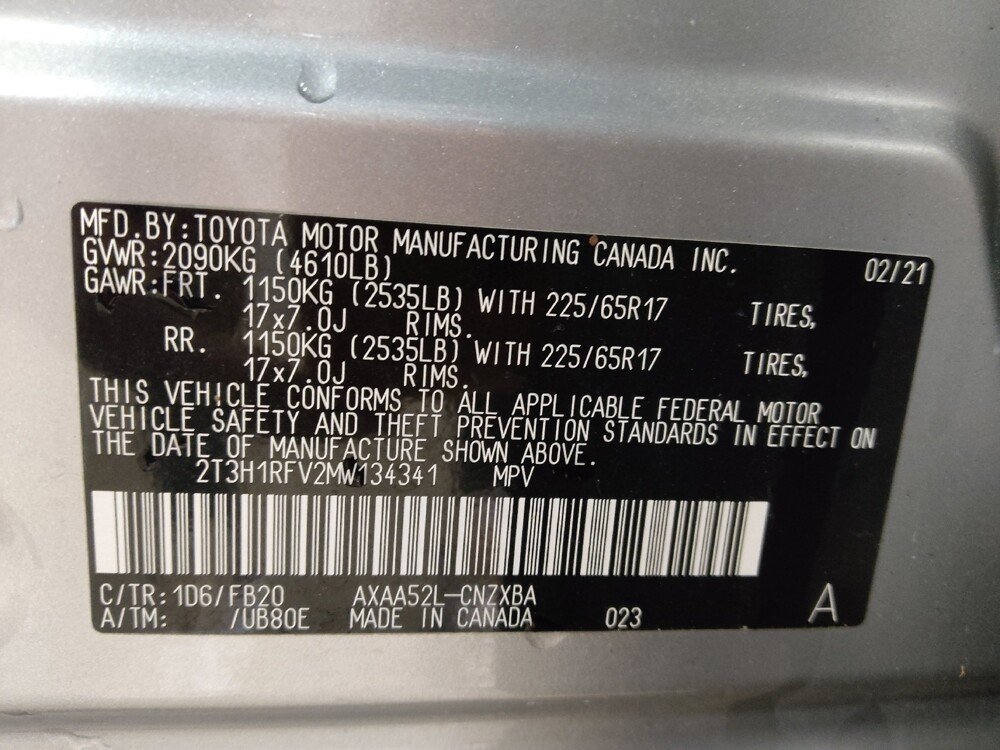 2021 Toyota RAV4 in Gastonia, NC 28056 - 18126820 33