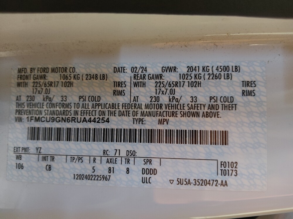 2024 Ford Escape in Greenville, SC 29607 - 18126824 32