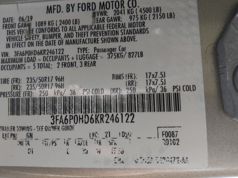2019 Ford Fusion in Greensboro, NC 27407 - 18126833 33