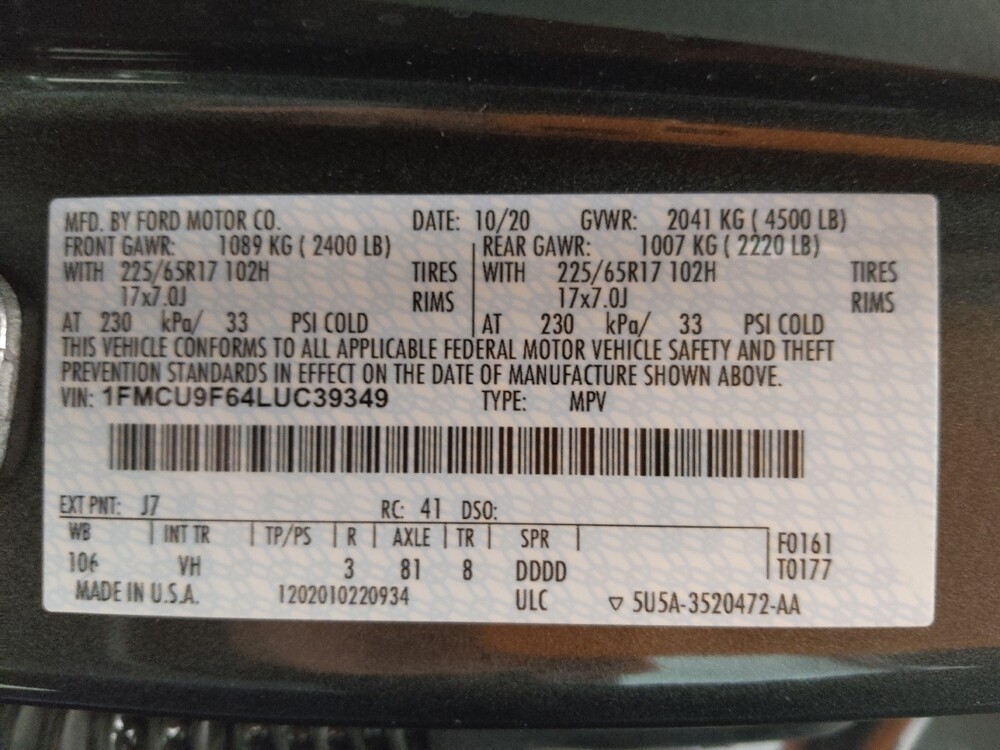 2020 Ford Escape in Albuquerque, NM 87123 - 18126850 33