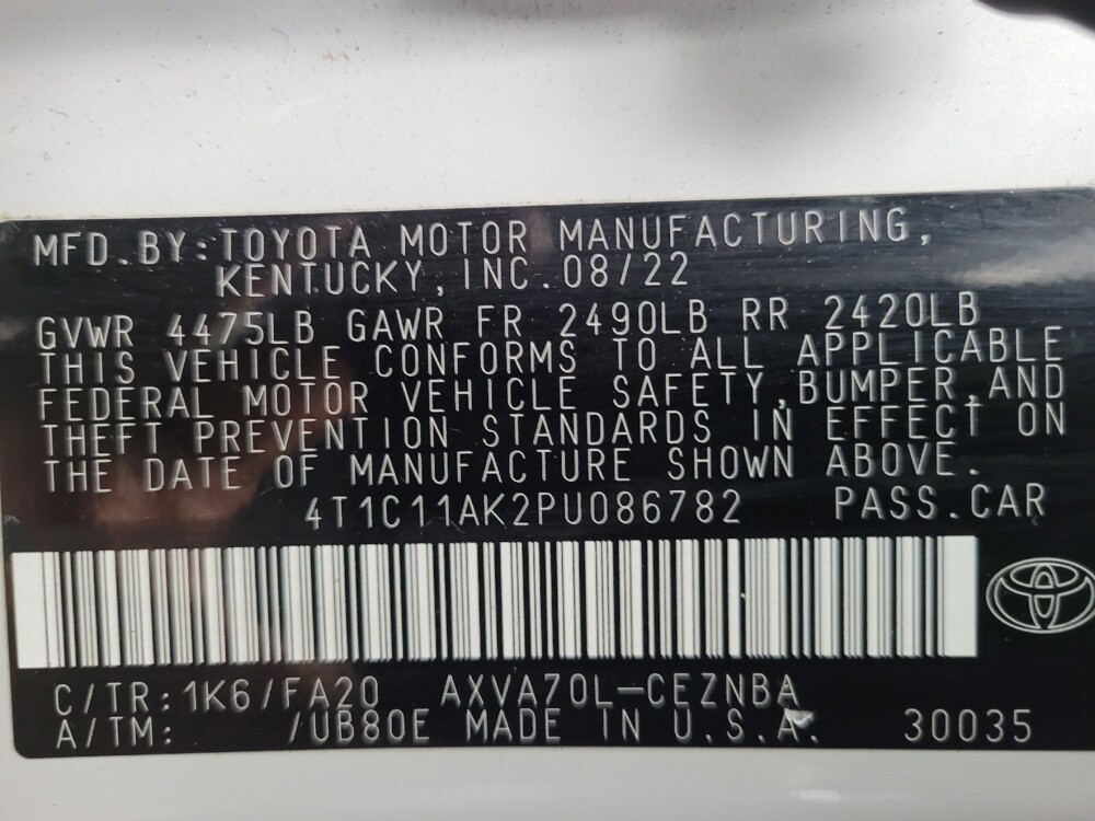 2023 Toyota Camry in Huntsville, AL 35816 - 18126853 33