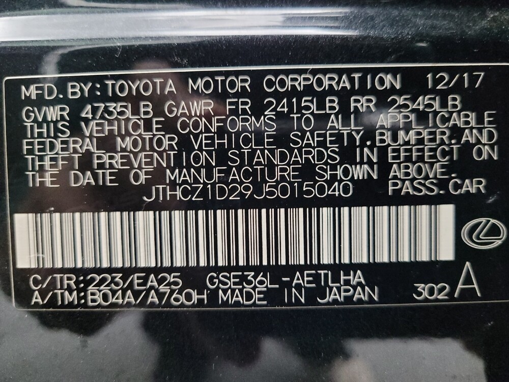 2018 Lexus IS 350 in Madison, TN 37115 - 18126863 33