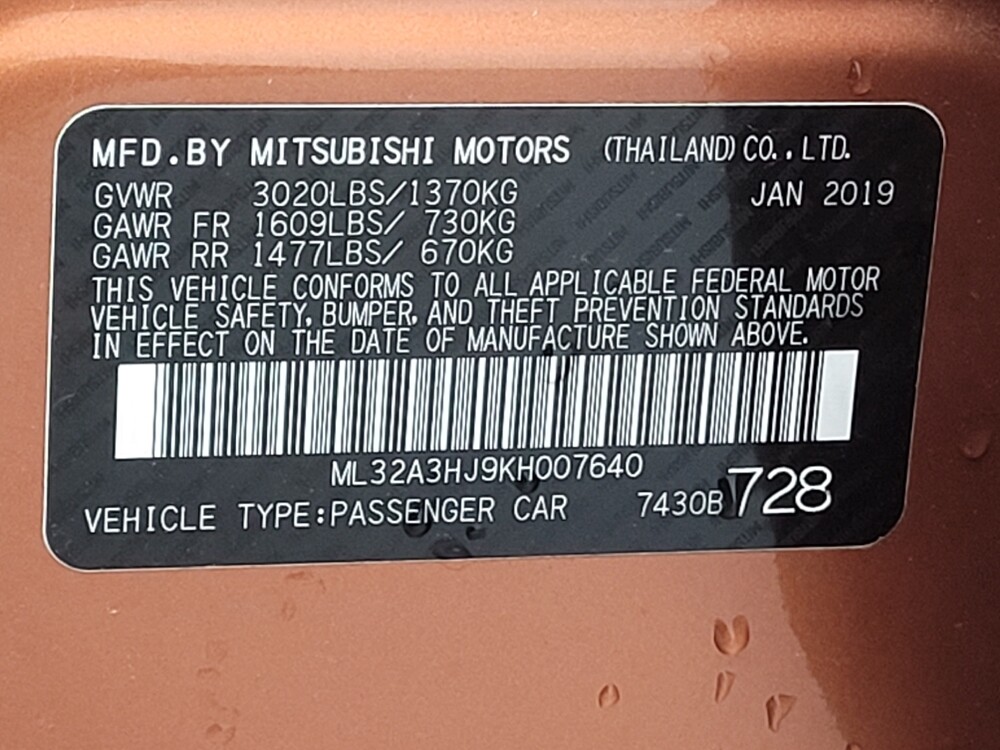 2019 Mitsubishi Mirage in Memphis, TN 38115 - 18126867 33