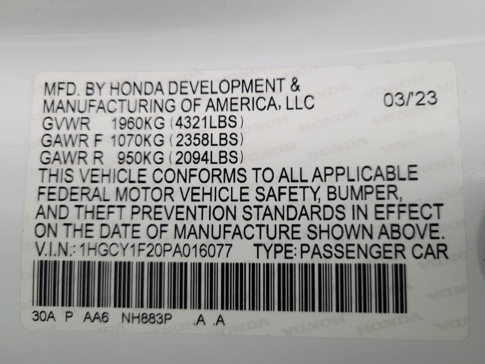 2023 Honda Accord in Madison, TN 37115 - 18126877 33