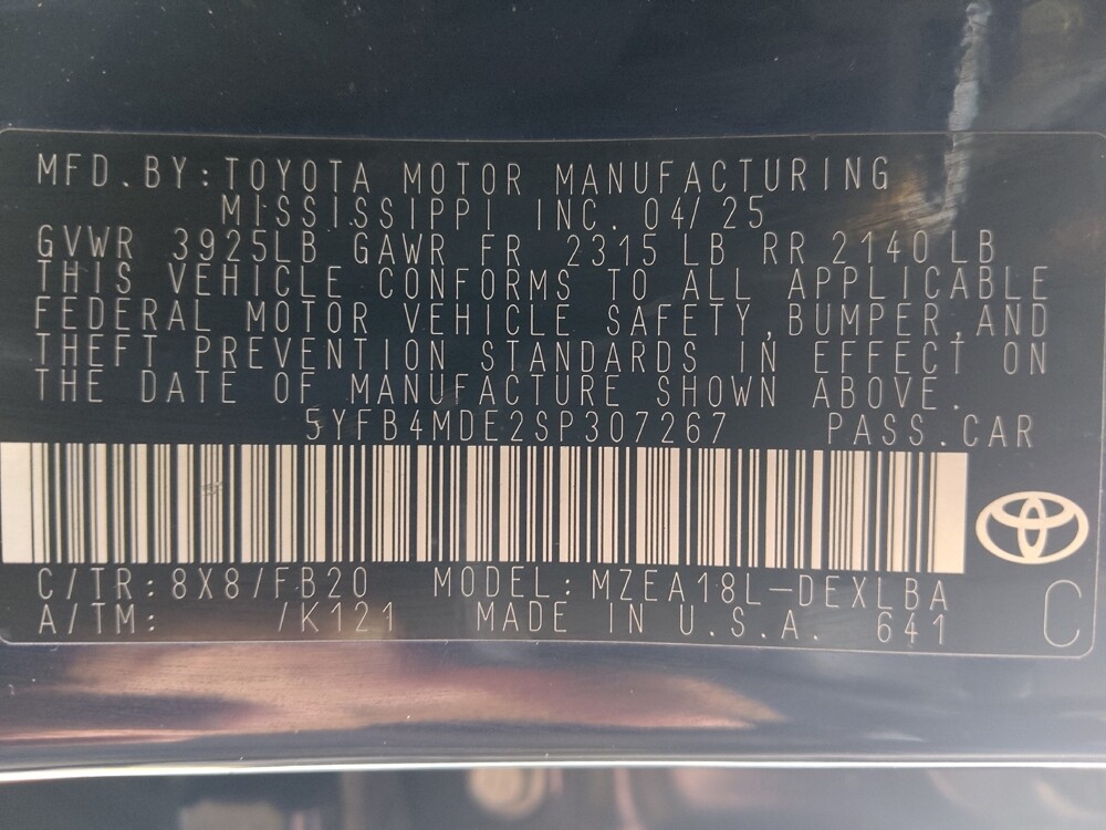 2025 Toyota Corolla in Metairie, LA 70006 - 18126891 33