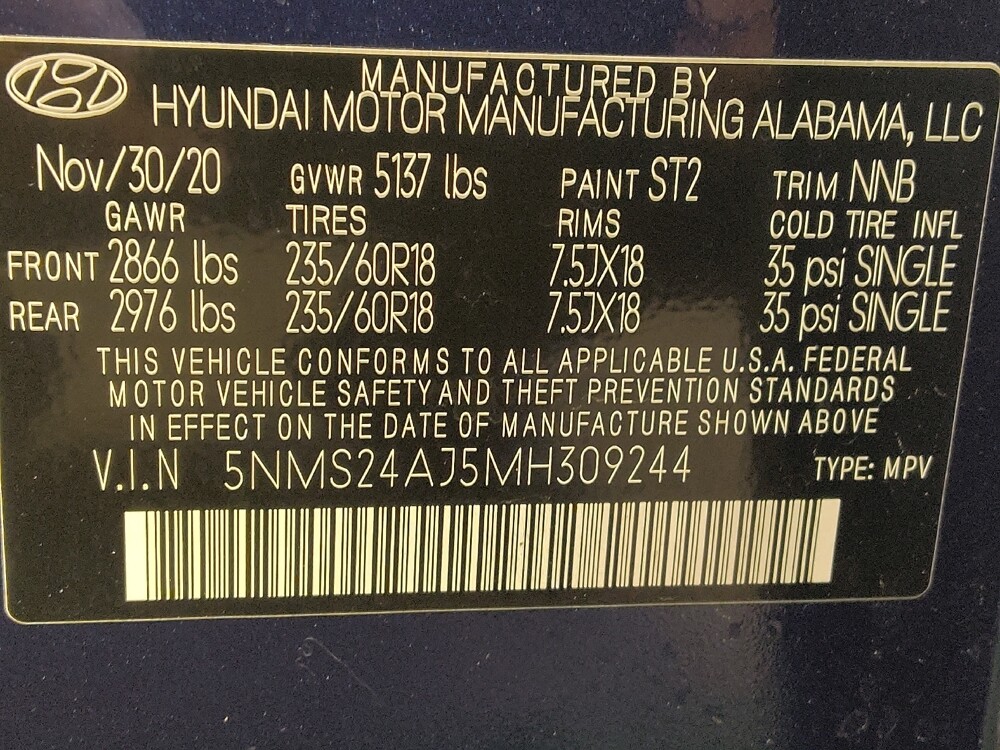 2021 Hyundai Santa Fe in Baton Rouge, LA 70816 - 18126899 33