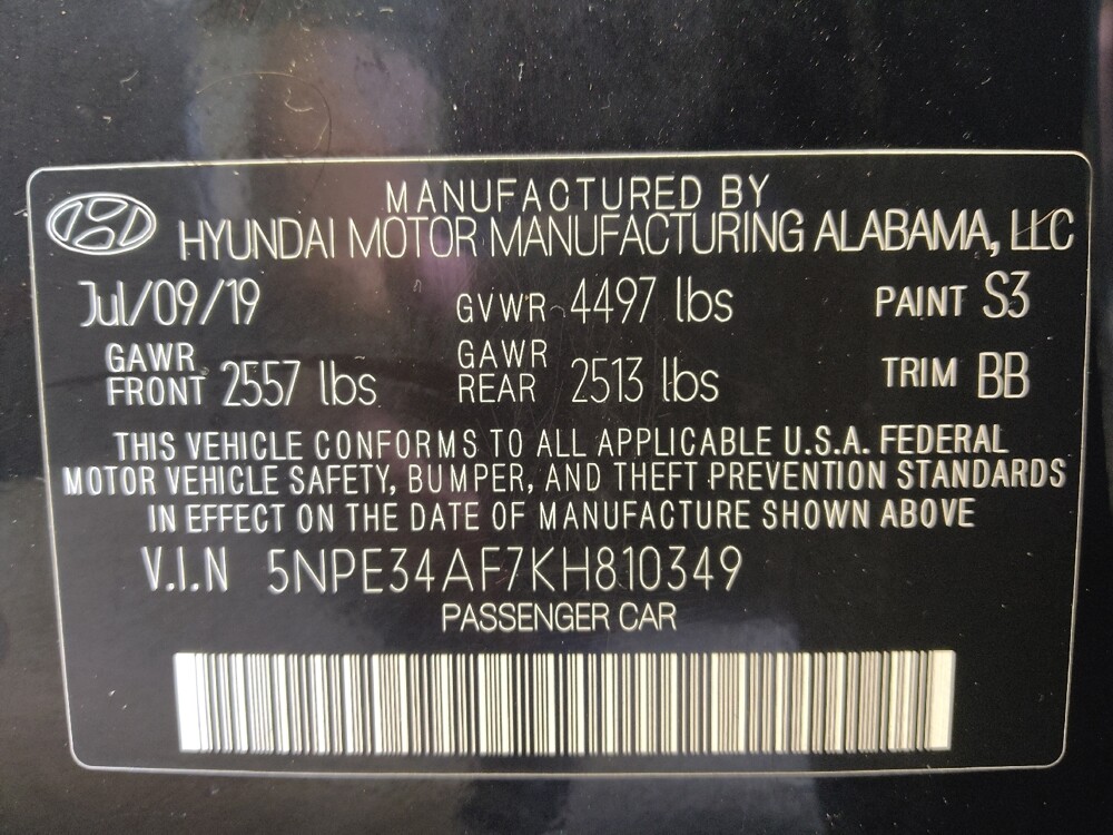 2019 Hyundai Sonata in Houston, TX 77074 - 18126909 33